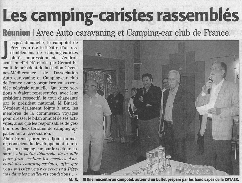ACCCF camping-caristes au camping Castelsec