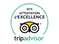 Attestation d'excellence Tripadvisor